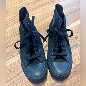Converse Women's Black Canvas High-Tops